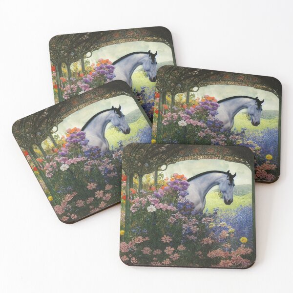 Item preview, Whimsical Horse Flowers 01 designed and sold by WhimsicalHorse.