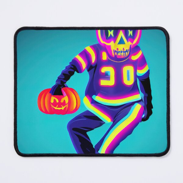 Item preview, Pumpkin head skull playing basketball and skateboarding designed and sold by ComicsFactory.