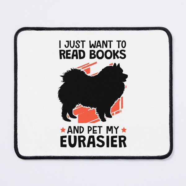 Item preview, Reading books and petting Eurasiers designed and sold by madgrfx.