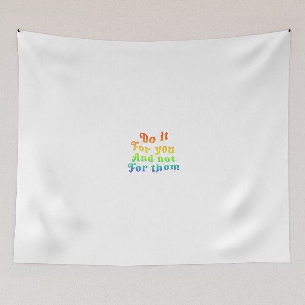 Item preview, Do it for you and not for them typography colourful  designed and sold by Stickernpattern.