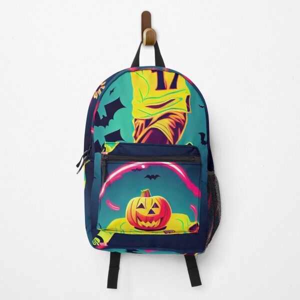 Item preview, Fun pumpkin playing basketball with bats designed and sold by ComicsFactory.