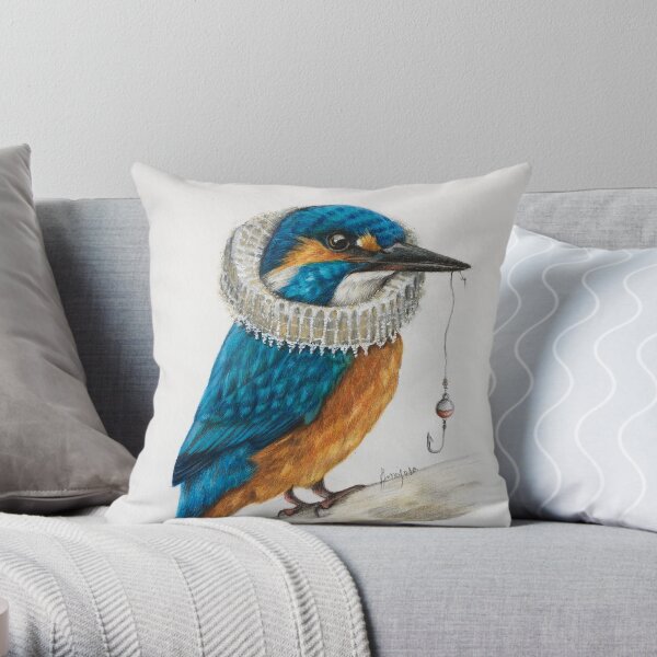The Kingfisher Throw Pillow