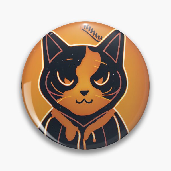 Item preview, cat halloween orange baseboll designed and sold by ComicsFactory.