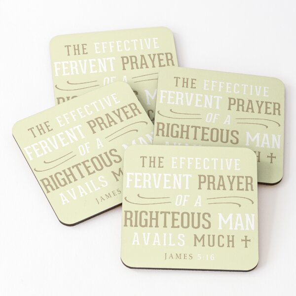 Item preview, James 5 16 Prayer Warriors Fervent Prayers Of The Righteous designed and sold by teenugs.