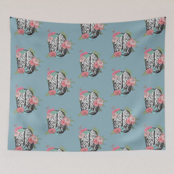Item preview, Human brain - Flower Brain designed and sold by Preslava Genova.