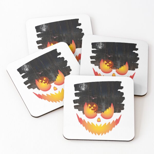 Item preview, Happy Halloween Scary Face Pumpkin Background Design designed and sold by WBP Mart.