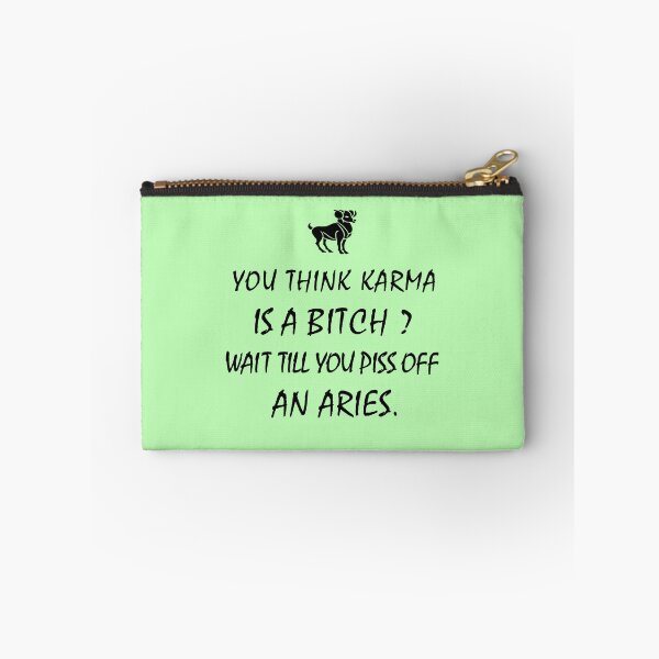 Item preview, Aries Zodiac Karma Bitch, Piss off Funny designed and sold by smily-tees.