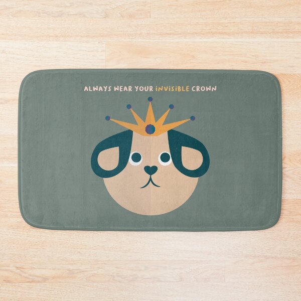 Item preview, Always Wear Your Invisible Crown <3 - Green Background designed and sold by Latoblooms.