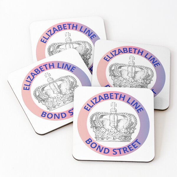 Item preview, Bond Street Elizabeth Line with Crown designed and sold by LoloTrends.