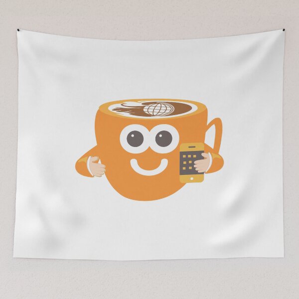 Item preview, digital coffee cup mascot designed and sold by asep sarifudin.
