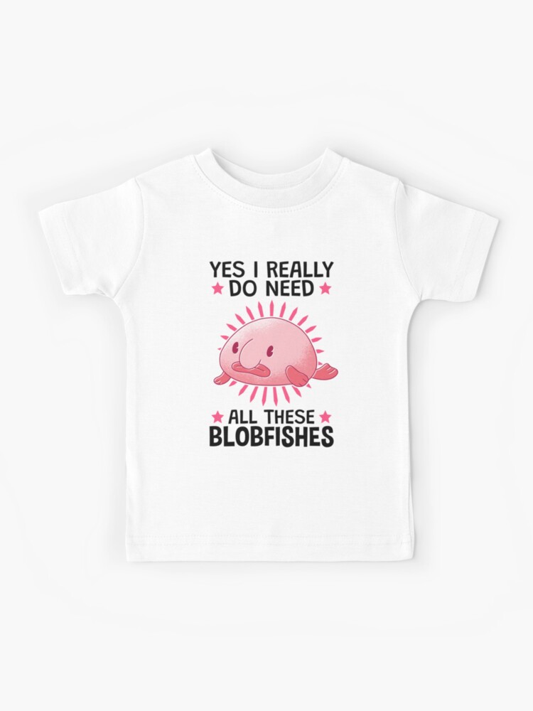 Blob fish boy loves fish meme Baby T-Shirt by madgrfx