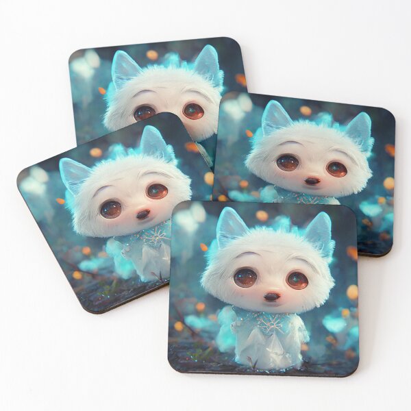 Item preview, Arctic Baby Snow Fox. Adorable Baby Snow fox Painting designed and sold by Pet Shelter.