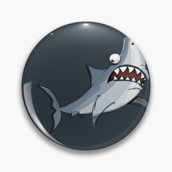 Item preview, Baby blue evil shark designed and sold by QUALITY-ZONE.