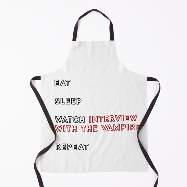 Item preview, eat sleep watch interview with the vampire repeat designed and sold by premslays.