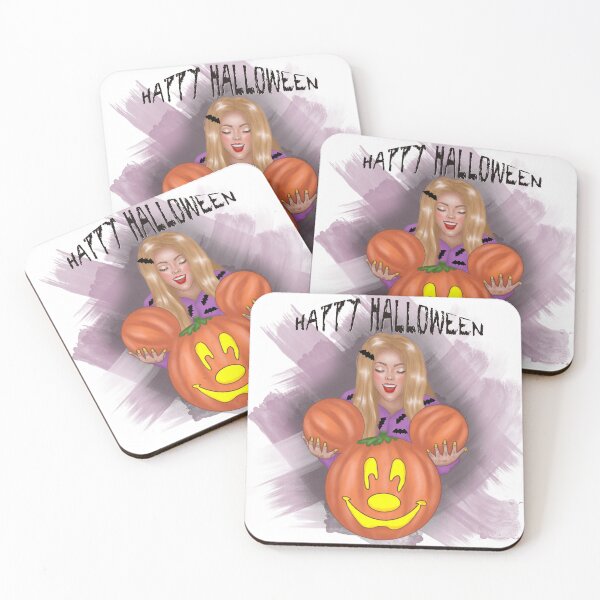 Item preview, Hallowwen, ghost, pumpkin, girl.  designed and sold by Zhyhun-Art.