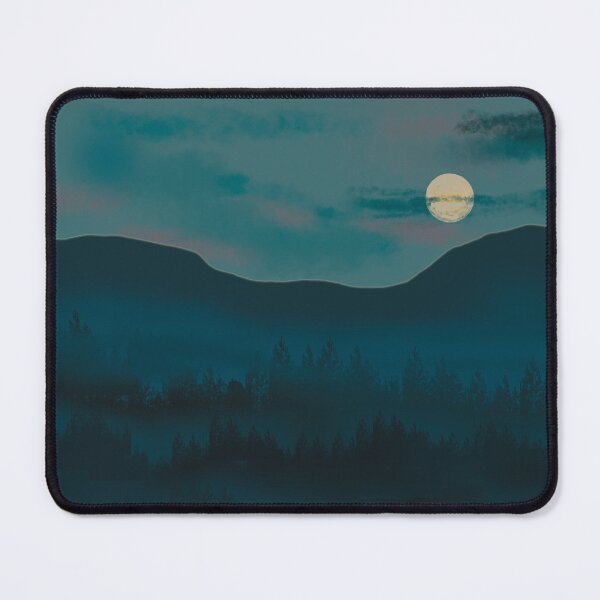Item preview, Moon Over Mountain designed and sold by designs-by-ann.