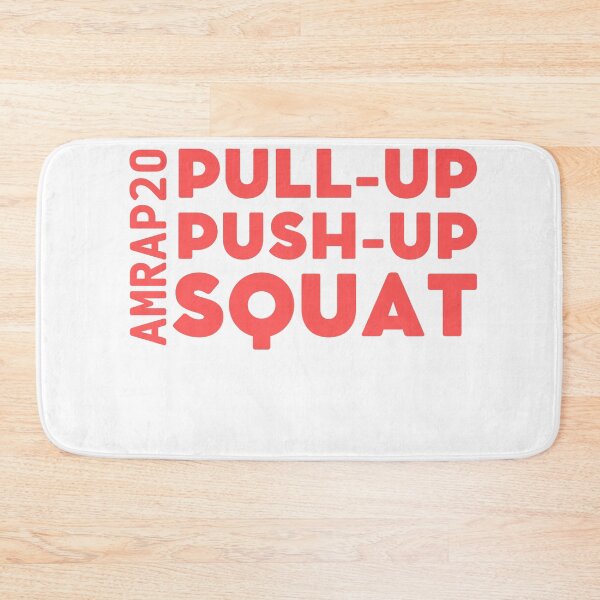 Item preview, WOD | Crossfit | Workout of the Day | AMRAP | Pull-up | Push-up | Squat designed and sold by mattades.