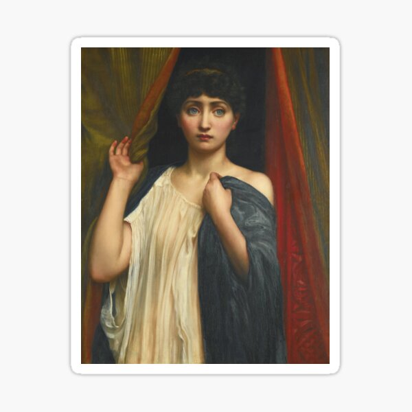 Item preview, Cressida | Edward John Poynter | 1887 Pre-Raphaelite Art designed and sold by CJET.