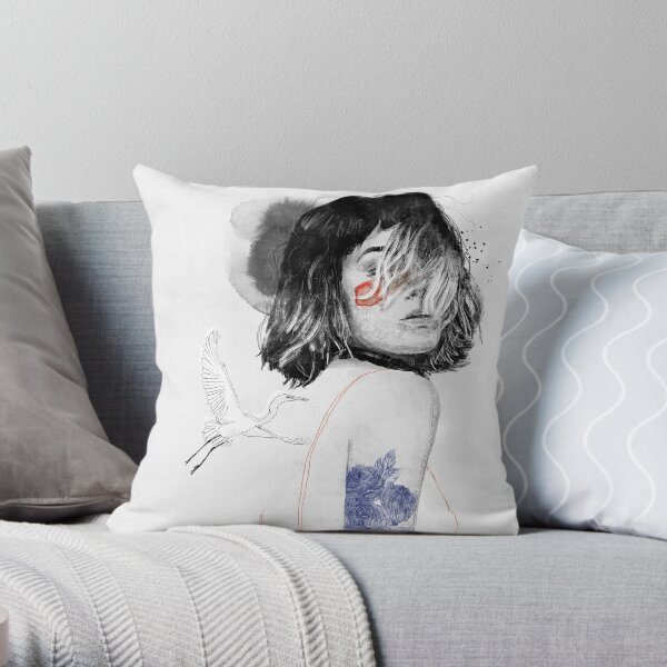 ARDEIDAE Throw Pillow