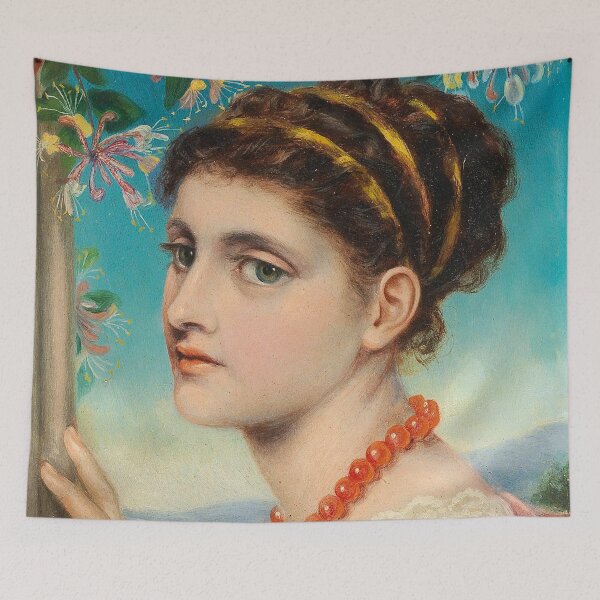 Item preview, Daydreaming | Emma Sandys | 1870 Pre-Raphaelite Art designed and sold by CJET.