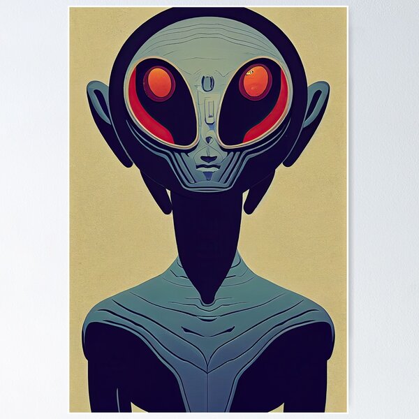 Item preview, Friendly looking alien designed and sold by mrlongfield.