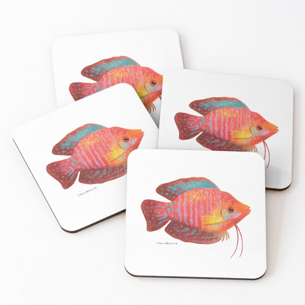 Item preview, Dwarf Gourami Fish designed and sold by julianamotzko.