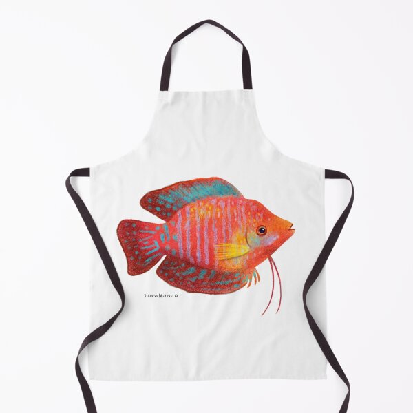 Item preview, Dwarf Gourami Fish designed and sold by julianamotzko.