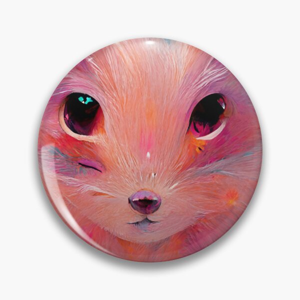 Item preview, Portrait Of A Cute Pink FennecFox. Adorable Fox Painting designed and sold by Pet Shelter.
