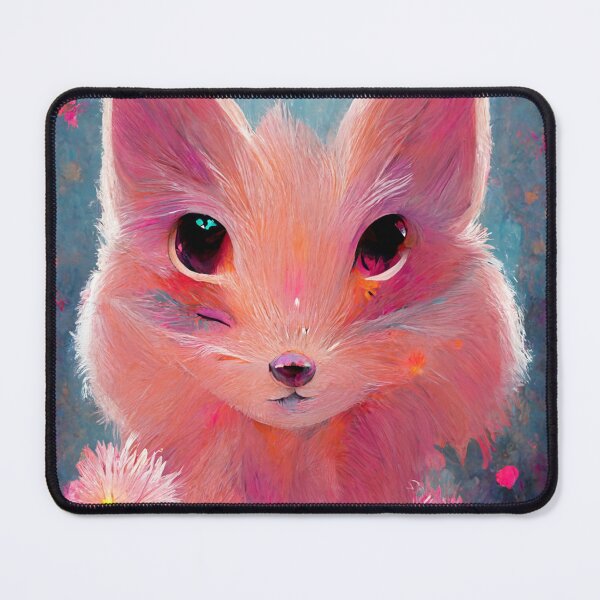 Item preview, Portrait Of A Cute Pink FennecFox. Adorable Fox Painting designed and sold by Pet Shelter.