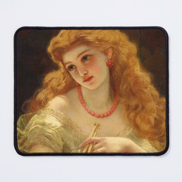 Item preview, Simplicity | Sophie Gengembre Anderson | 1870 Pre-Raphaelite Art designed and sold by CJET.