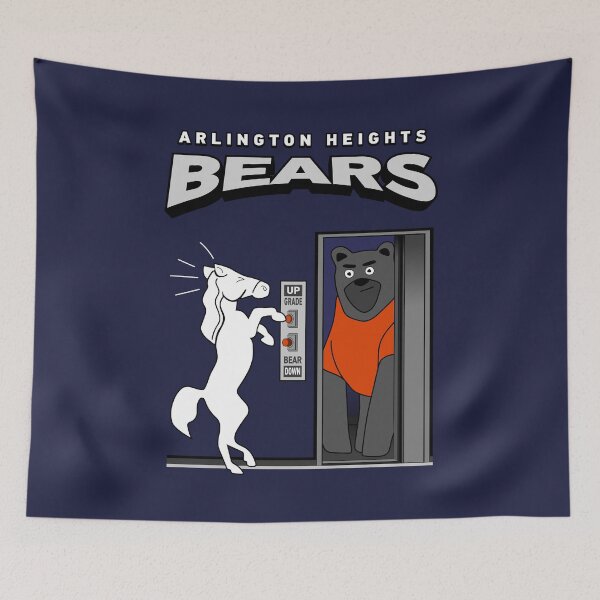 Item preview, Bear Down Up Grade Arlington Heights Football Team Touchdown Retro Endzone designed and sold by friendly-fox.