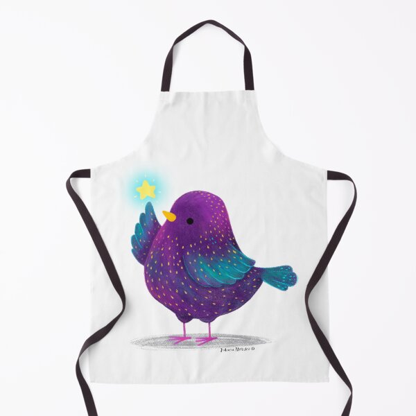 Item preview, European Starling Bird with a star designed and sold by julianamotzko.