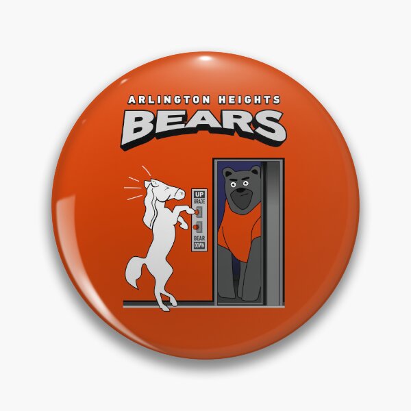 Item preview, Bear Down Up Grade Arlington Heights Football Team Touchdown Retro Endzone - Orange designed and sold by friendly-fox.
