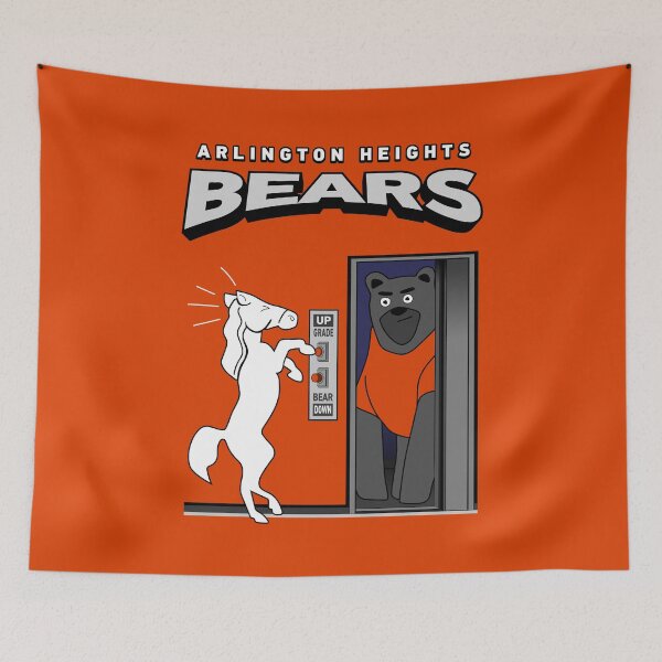 Item preview, Bear Down Up Grade Arlington Heights Football Team Touchdown Retro Endzone - Orange designed and sold by friendly-fox.