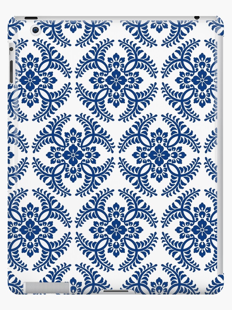 Blue and White Camouflage | iPad Case & Skin