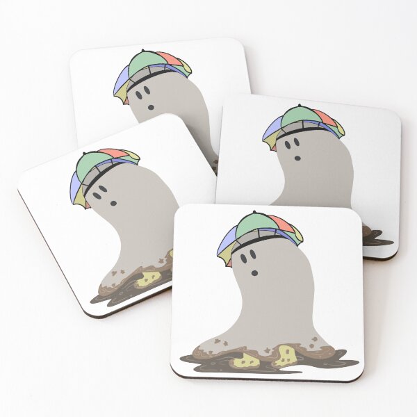 Item preview, Cute Ghost On A Rainy Day designed and sold by artttbysar.