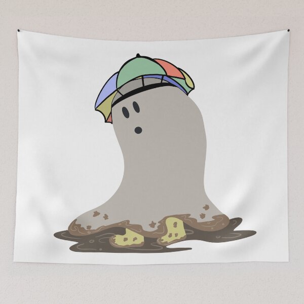 Item preview, Cute Ghost On A Rainy Day designed and sold by artttbysar.