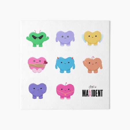 "Stray Kids Maxident Case 143 Heart Monster Pipi" Art Board Print For ...