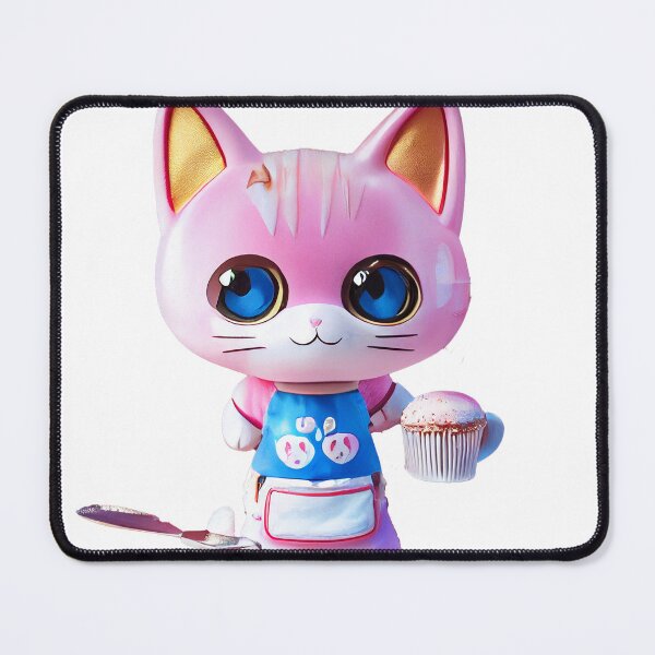 Item preview, cute cat baker designed and sold by dozydonut.