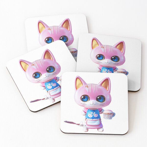 Item preview, cute cat baker designed and sold by dozydonut.