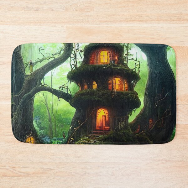 Item preview, Cute Home In The Woods designed and sold by fairytailsaiart.