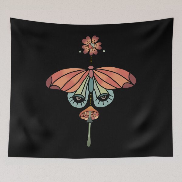 Item preview, Retro Butterfly Floral Classic  designed and sold by lahtiasokanu.