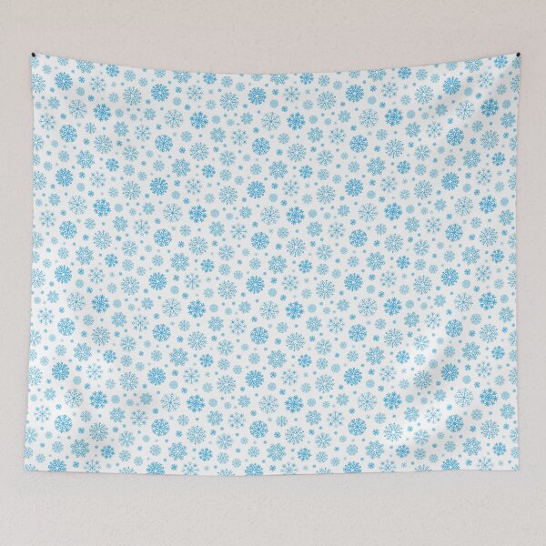 Item preview, Snowfllakes pattern,blue,  designed and sold by LuFilu.