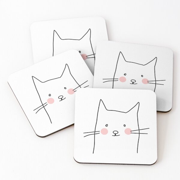 Item preview, SIMPLE CAT - PINK CHEEKS designed and sold by Alimelie.