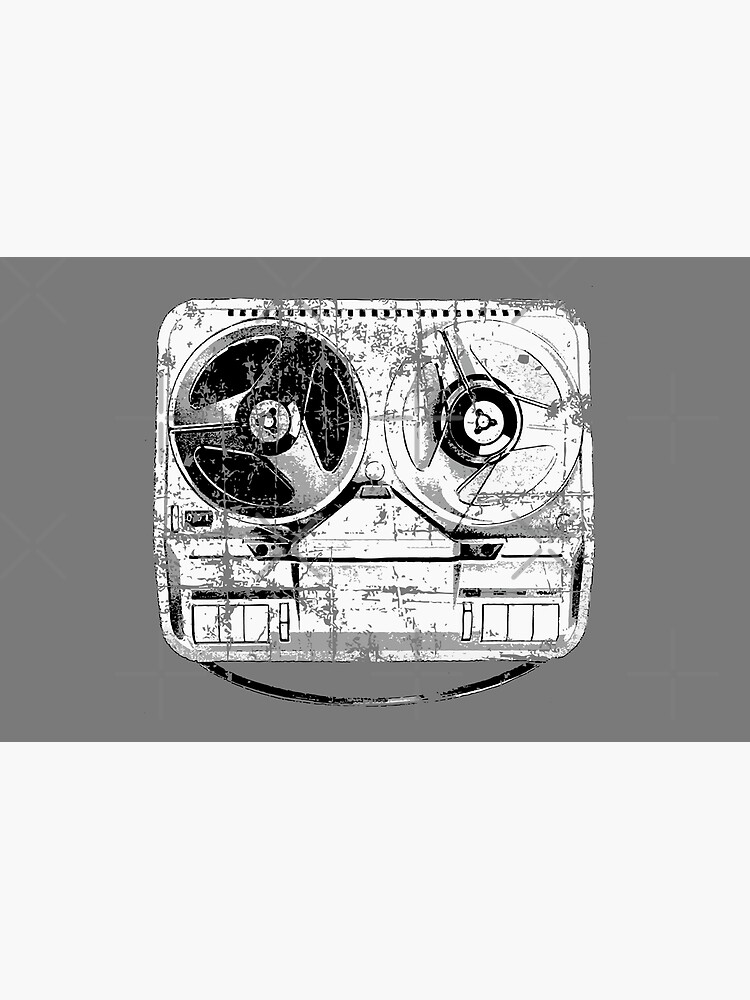 60's Style Reel to Reel Tape Deck Sticker for Sale by theshirtshops