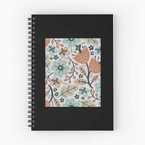 Item preview, Retro Fall Flowers Pattern Graphic  designed and sold by lahtiasokanu.