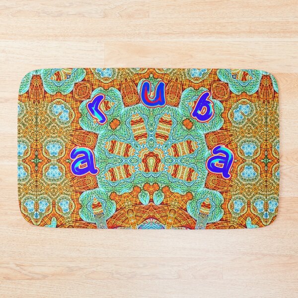 Item preview,  UNFORGETTABLE SOUVENIRS OF THE ARUBA CARNIVAL - ARUBA GEOMETRIC ABSTRACT SHELL PAINTING - ARUBA PARADISE ISLAND - ARUBA ONE HAPPY ISLAND. designed and sold by Ralek.