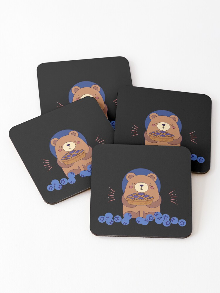 Thumbnail 1 of 5, Coasters (Set of 4), Bluebear designed and sold by bluedear.