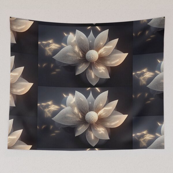 Item preview, Flower - White intricacies designed and sold by Elflena.