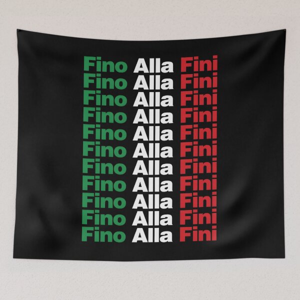 Item preview, Fino Alla Fini Italiano Saying Quote Cazzo Italia Classic  designed and sold by vydolidellk.